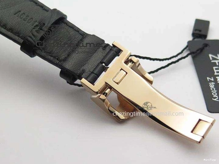 MIROTIME 0715 Portuguese Real PR RG IW5007 ZF 1:1 Best Edition Black Dial On Black Leather Strap A52010 V FreshLook 7304